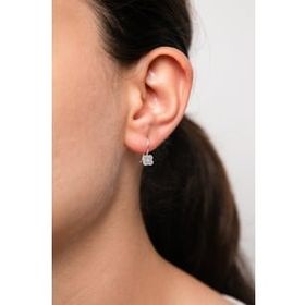 Elika Silver 925 Ayar Sallantılı Minimal Model Kadın Gümüş Küpe