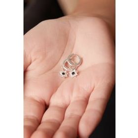 Elika Silver 925 Ayar Sallantılı Minimal Model Kadın Gümüş Küpe