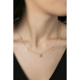 Elika Silver 925 Ayar Şans Model Kadın Gümüş Kolye