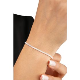 Elika Silver 925 Ayar Su Yolu Model Kadın Gümüş Bileklik