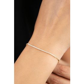 Elika Silver 925 Ayar Su Yolu Model Kadın Gümüş Bileklik