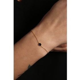 Elika Silver 925 Ayar Tek Taş Model Kadın Gümüş Bileklik