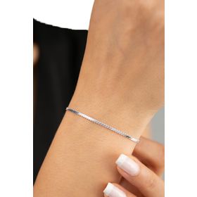 Elika Silver 925 Ayar Tilki Kuyruğu Model Kadın Gümüş Bileklik