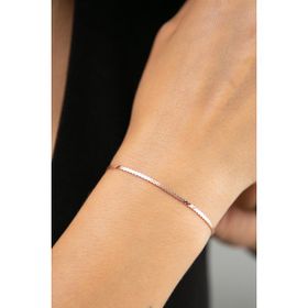 Elika Silver 925 Ayar Tilki Kuyruğu Model Kadın Gümüş Bileklik