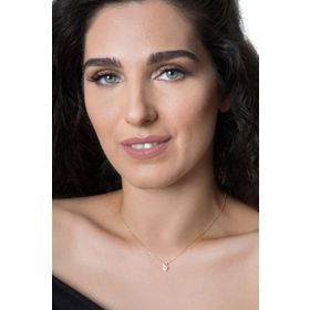 Elika Silver 925 Ayar Üç Boyutlu Ş Harfi Altın Kadın Gümüş Kolye