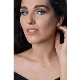 Elika Silver 925 Ayar Üç Boyutlu S Harfi Kadın Gümüş Kolye