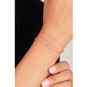 Elika Silver 925 Ayar Yonca Model Kadın Gümüş Bileklik