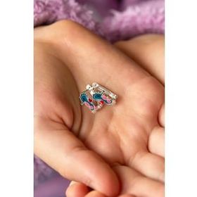 Elika Silver Deniz Atı Model 925 Ayar Gümüş Çocuk Küpesi