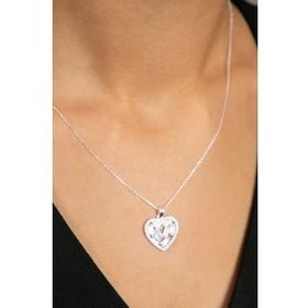 Elika Silver ELKMD50273 Kadın Kalp Model 925 Ayar Gümüş Kolye