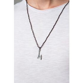 Elika Silver Erkek Thor Balta Model 925 Ayar Gümüş Kolye