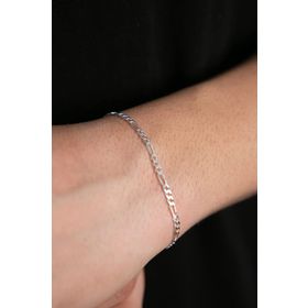 Elika Silver Figaro Zincir 925 Ayar Erkek Gümüş Bileklik