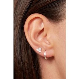 Elika Silver Kadın 925 Ayar Gümüş İkili Küpe Set