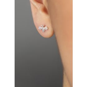 Elika Silver Kadın Arı Model 925 Ayar Gümüş Küpe