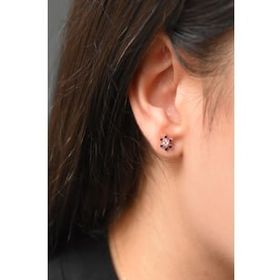 Elika Silver Kadın Çiçek Model 925 Ayar Gümüş Küpe