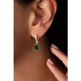 Elika Silver Kadın Damla Model 925 Ayar Gümüş Küpe