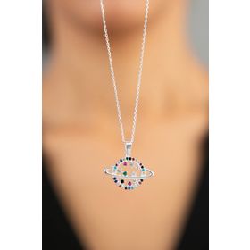 Elika Silver Kadın Gezegen Model 925 Ayar Gümüş Kolye