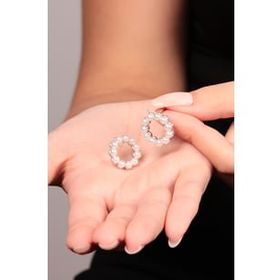 Elika Silver Kadın İnci Model Küpe