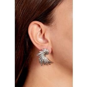 Elika Silver Kadın Kanat Model Küpe