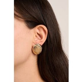 Elika Silver Kadın Oval Model Gösterişli Bijuteri Küpe