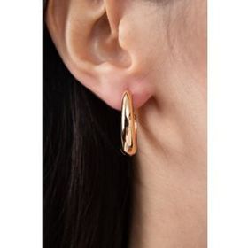 Elika Silver Kadın Rose Gold Halka Model Küpe