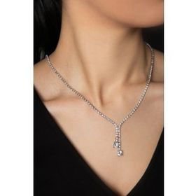 Elika Silver Kadın Su Yolu Model Kolye