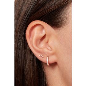 Elika Silver Kadın Yıldız Model 925 Ayar Gümüş İkili Küpe Set