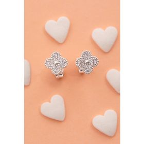 Elika Silver Minimal 925 Ayar Gümüş Çocuk Küpesi