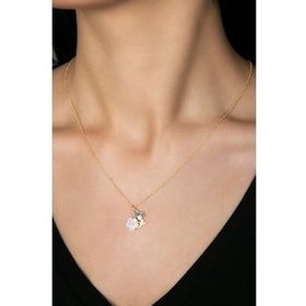 Elika Silver Sedef Manolya Çiçeği Model 925 Ayar Kadın Gümüş Kolye
