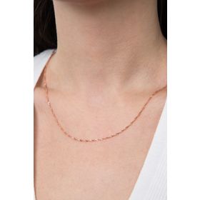 Elika Silver Singapur Model 45 cm 925 Ayar Kadın Gümüş Kolye