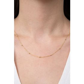 Elika Silver Top Zincir Model 925 Ayar Gümüş Kolye