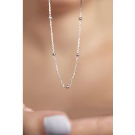 Elika Silver Toplu Zincir 925 Ayar Gümüş Kolye