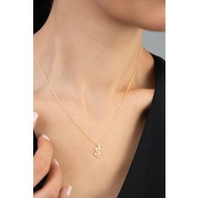 Elika Silver Yılan Model 925 Ayar Kadın Gümüş Kolye