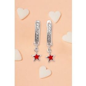 Elika Silver Yıldız Model 925 Ayar Gümüş Çocuk Küpesi
