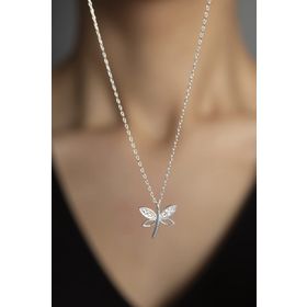 Elika Silver Yusufçuk Model 925 Ayar Gümüş Kolye