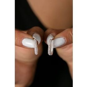 Elika Silver Zirkon Taşlı Trend 925 Ayar Kadın Gümüş Küpe