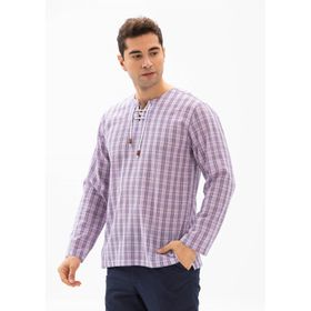Eliş Şile Bezi 3049 Haki Uzun Kol Zımbalı Erkek T-Shirt