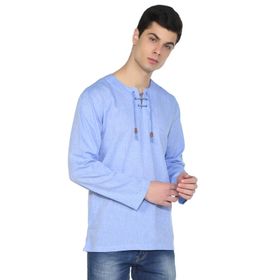 Eliş Şile Bezi 3049 Haki Uzun Kol Zımbalı Erkek T-Shirt