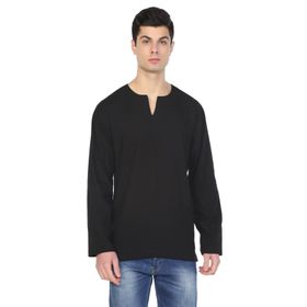 Eliş Şile Bezi Haki 3049 Uzun Kol Bisiklet Yaka Erkek T-Shirt