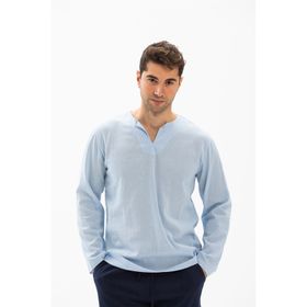 Eliş Şile Bezi Haki 3049 Uzun Kol Bisiklet Yaka Erkek T-Shirt
