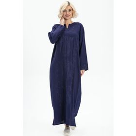 Eliş Şile Bezi Kaftan Uzun Kol Simli Midi Boy Mor Elbise