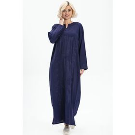 Eliş Şile Bezi Kaftan Uzun Kol Simli Midi Boy Mor Elbise