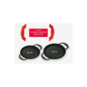 Elit 20 cm 22 cm Döküm Granit Sahan Seti
