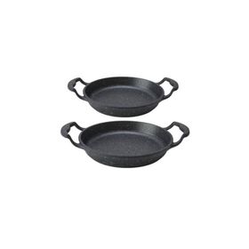 Elit 20 cm 22 cm Döküm Granit Sahan Seti