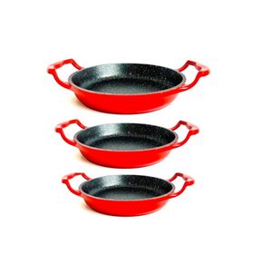 Elit 20 cm 22 cm Döküm Granit Sahan Seti