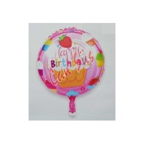 Elit Parti Happy Birthday Folyo Pembe Balon