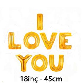 Elit Parti I Love You Folyo Balon