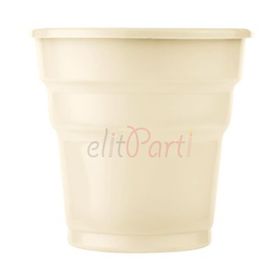 Elit Parti Krem Plastik 25 Adet Bardak