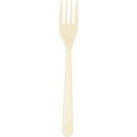 Elit Parti Krem Plastik 25 Adet Çatal