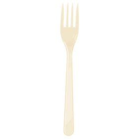Elit Parti Krem Plastik 25 Adet Çatal