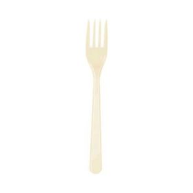 Elit Parti Krem Plastik 25 Adet Çatal